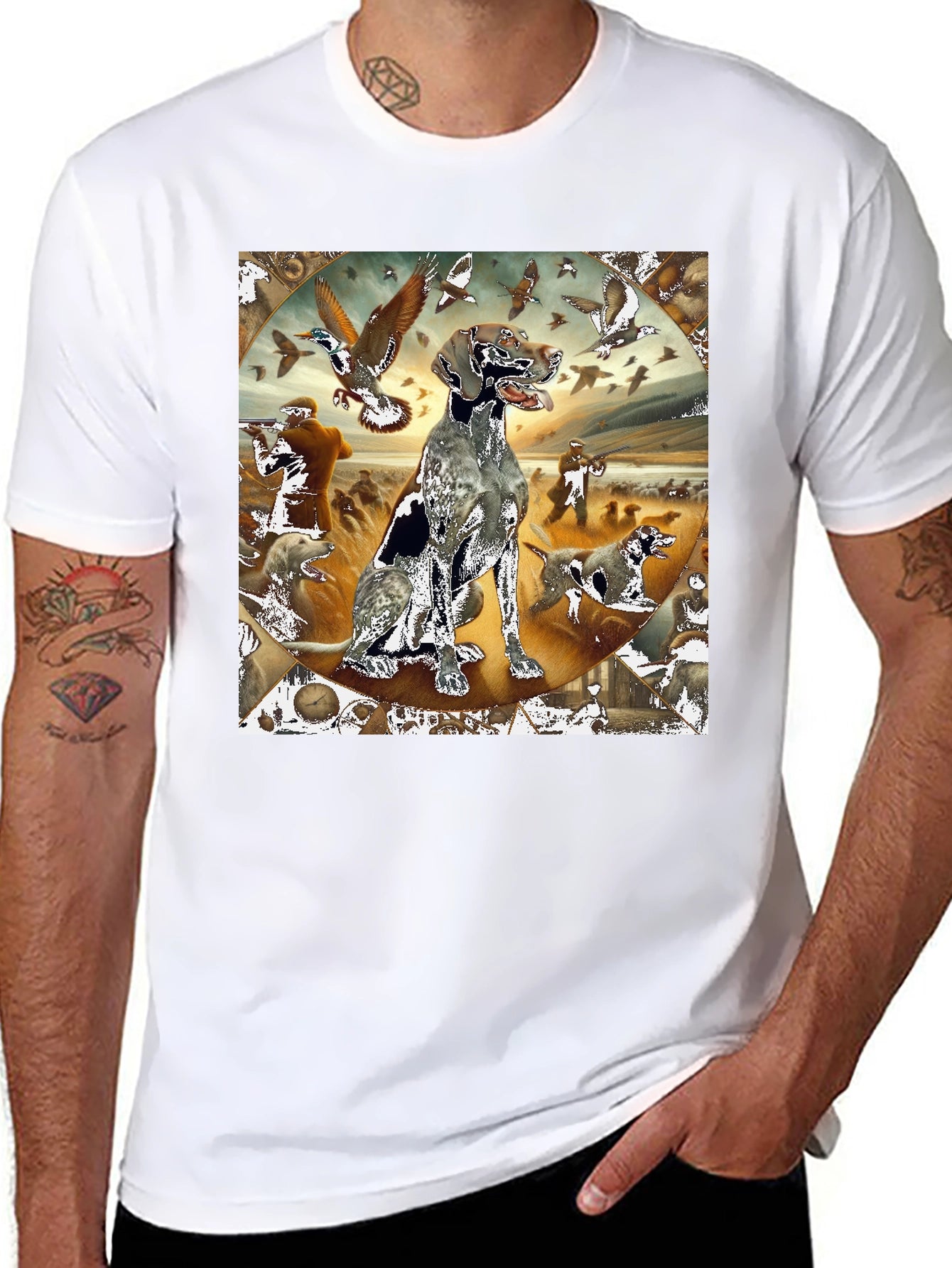 Hunting Dog Graphic Tee