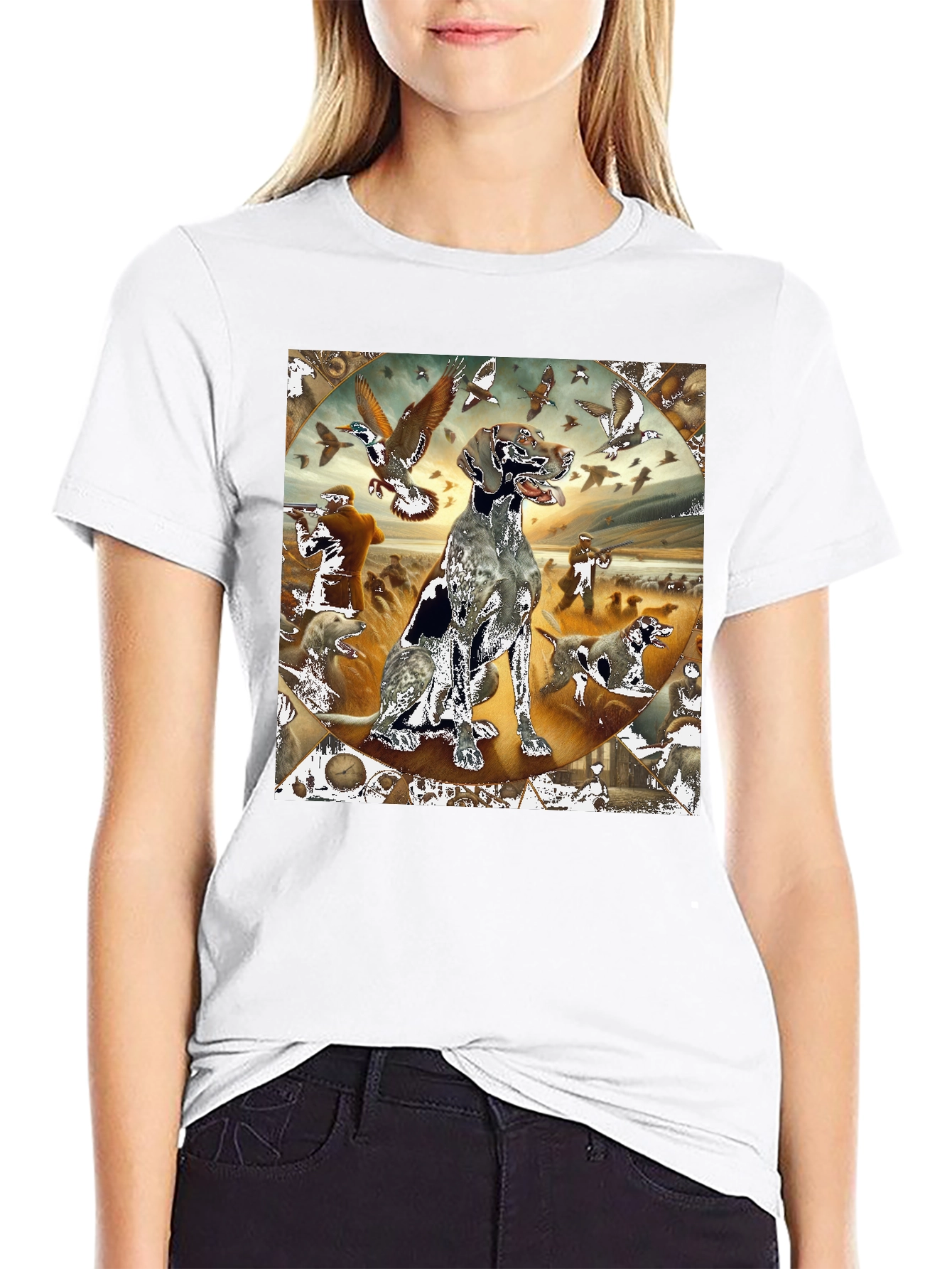 Hunting Dog Graphic Tee