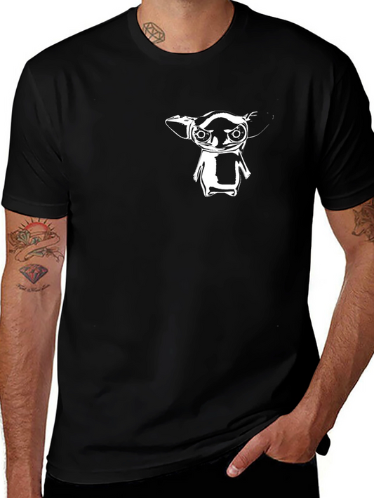 Grogu Graphic Tee - Black