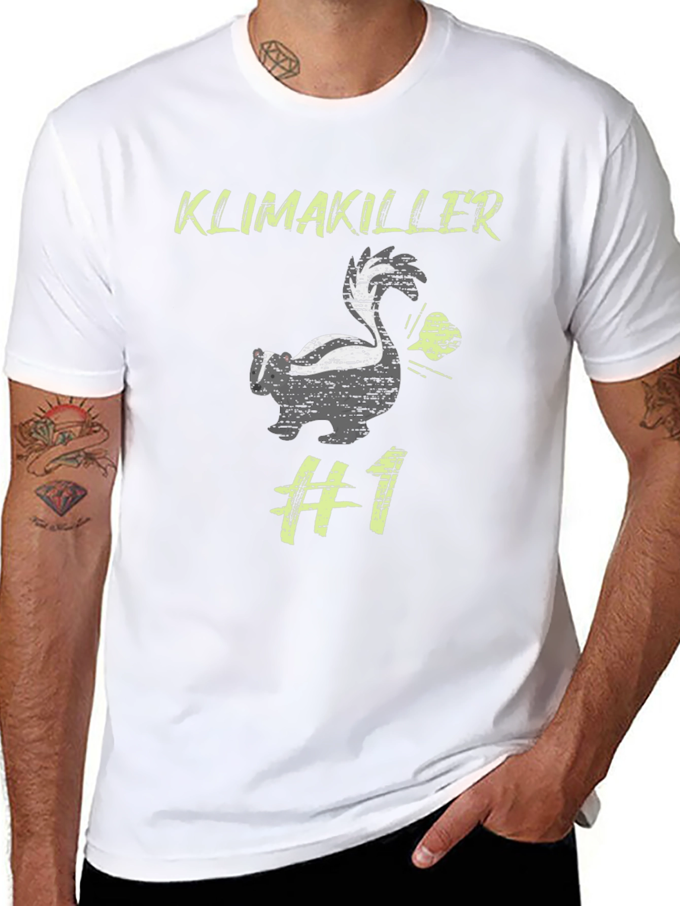 Klimakiller #1 Skunk Graphic T-Shirt