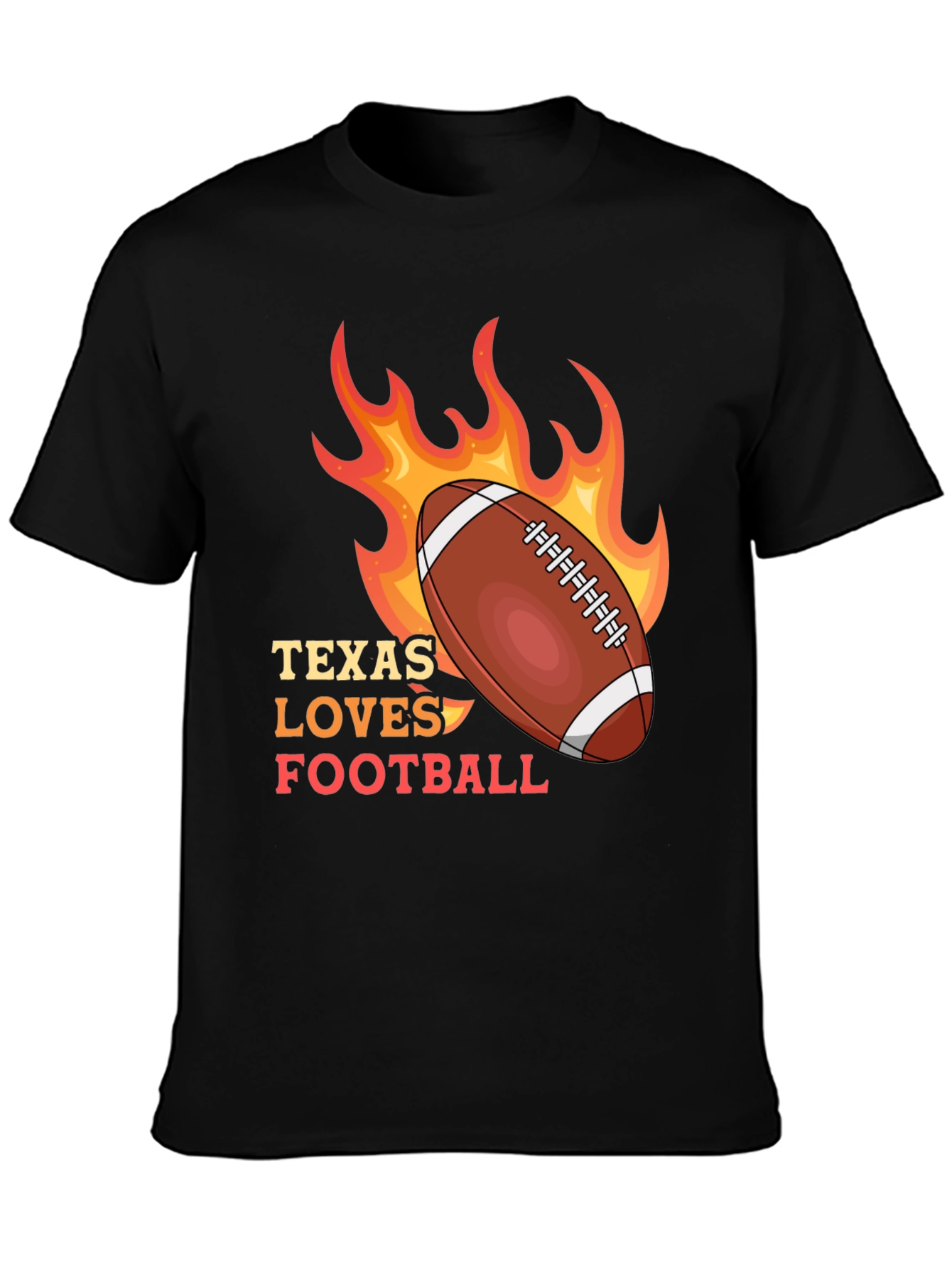Texas Loves Football Graphic Tee