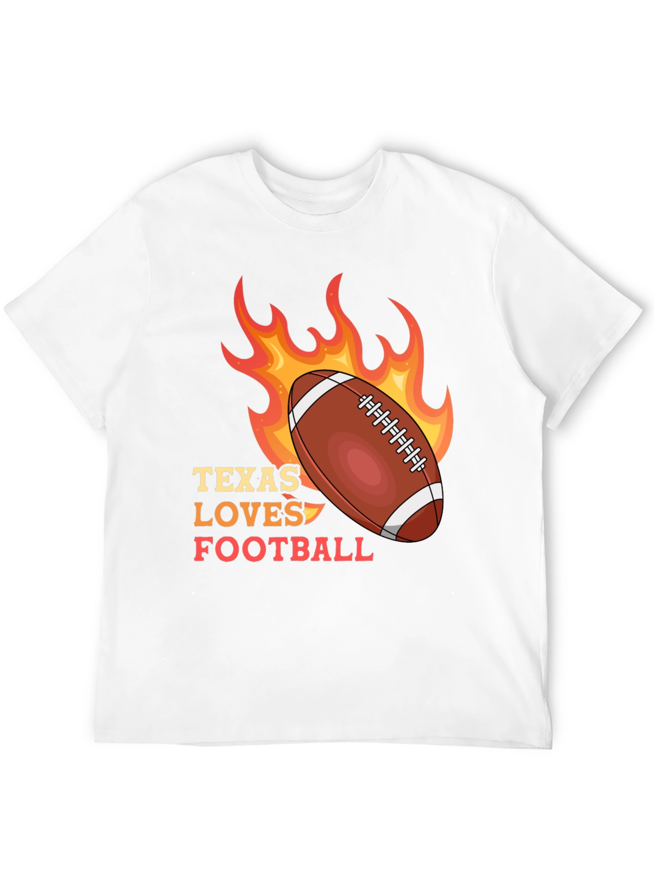 Texas Loves Football Graphic Tee