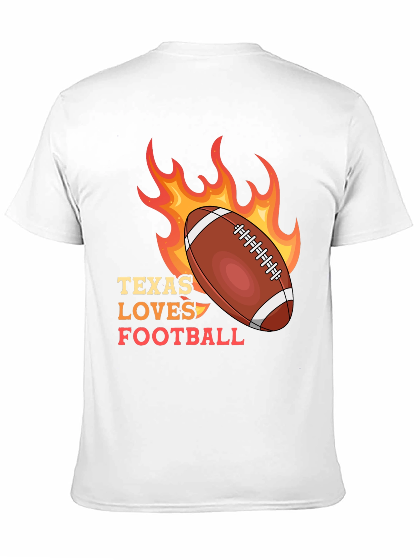 Texas Loves Football Graphic Tee