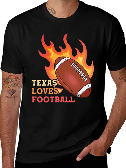 Texas Loves Football Graphic Tee