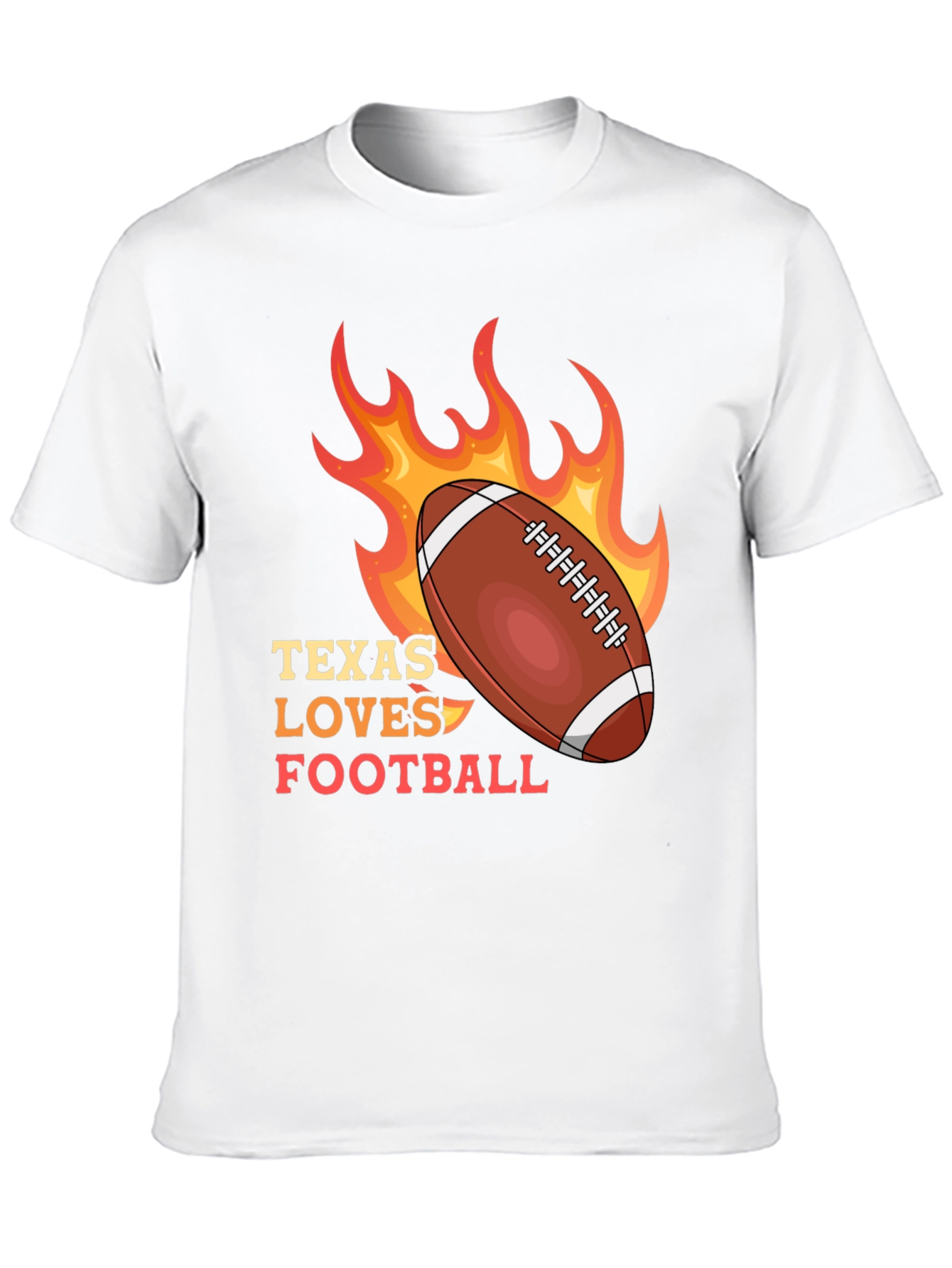 Texas Loves Football Graphic Tee