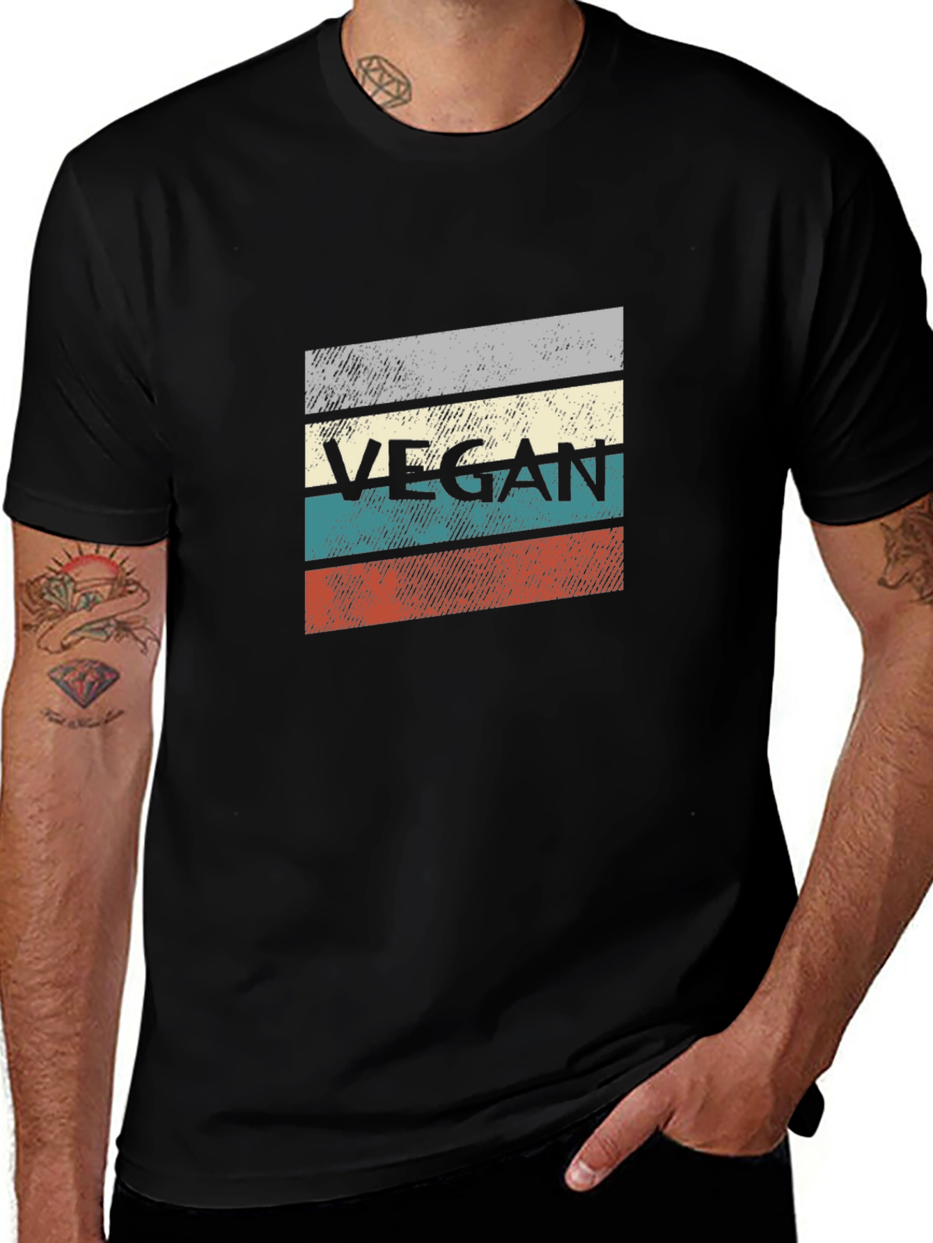 Retro Vegan T-Shirt - Stylish & Comfortable