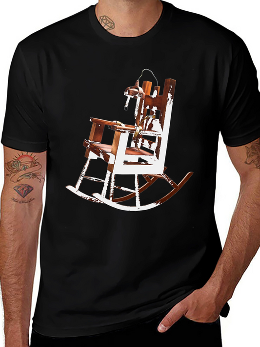 Electric Chair Rocking Chair Graphic Tee - Unique Design