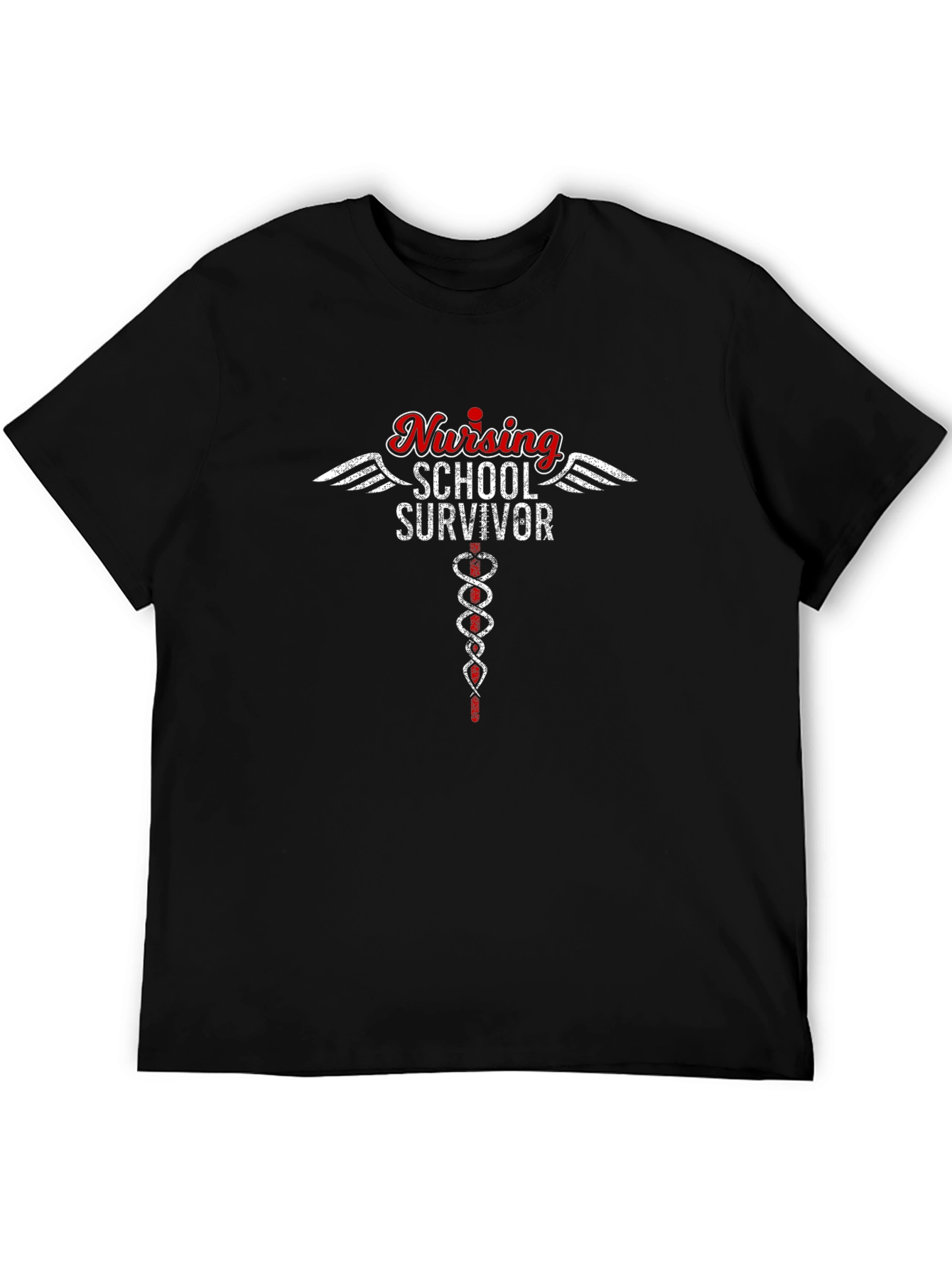 Nursing School Survivor Graphic Tee