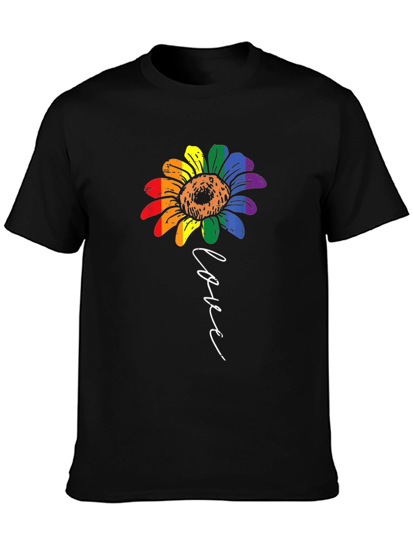 Love Sunflower LGBT Pride T-Shirt