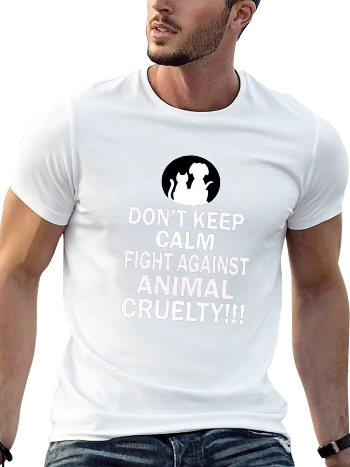 Animal Cruelty Awareness Graphic Tee
