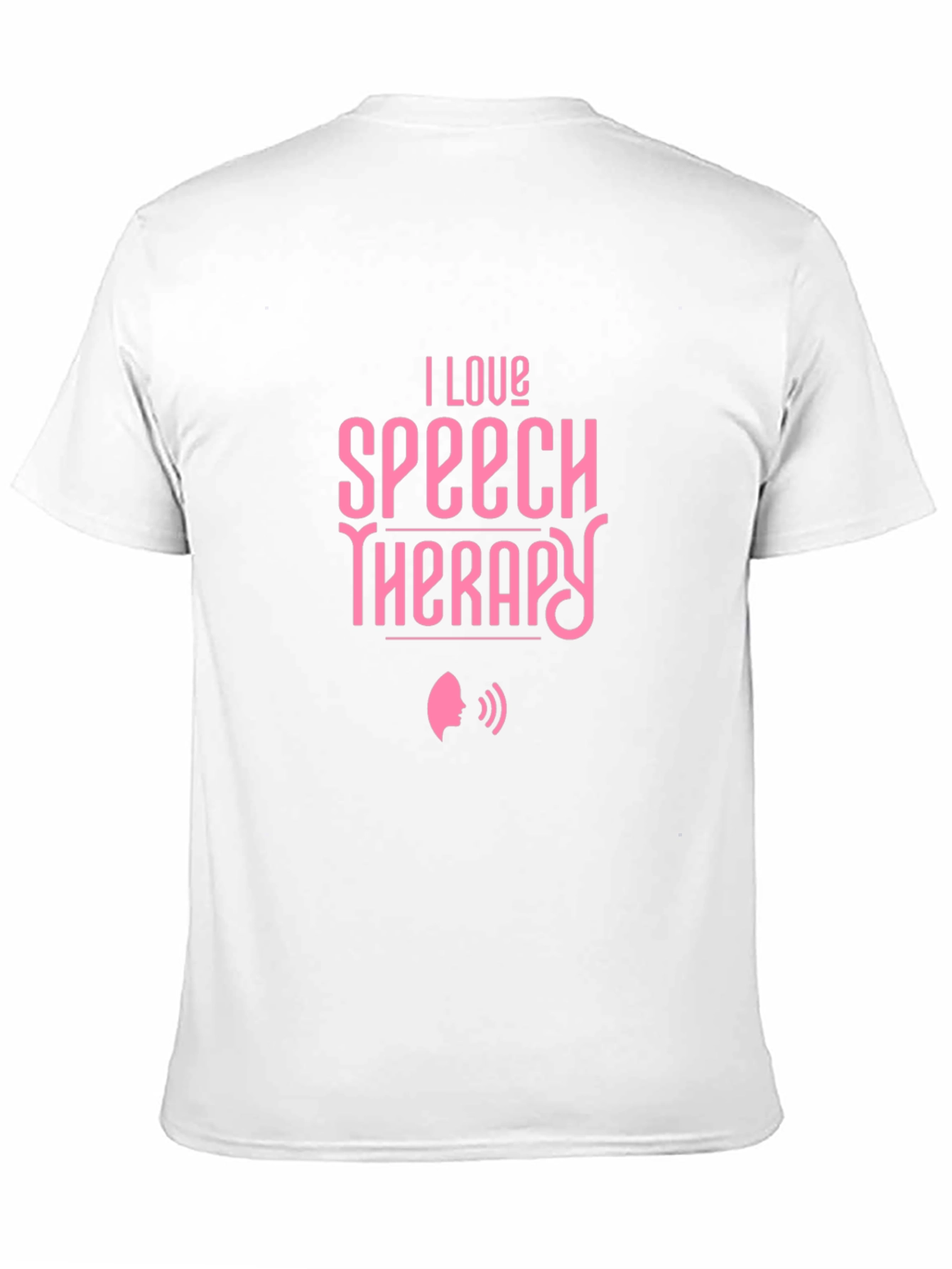 I Love Speech Therapy Black T-Shirt