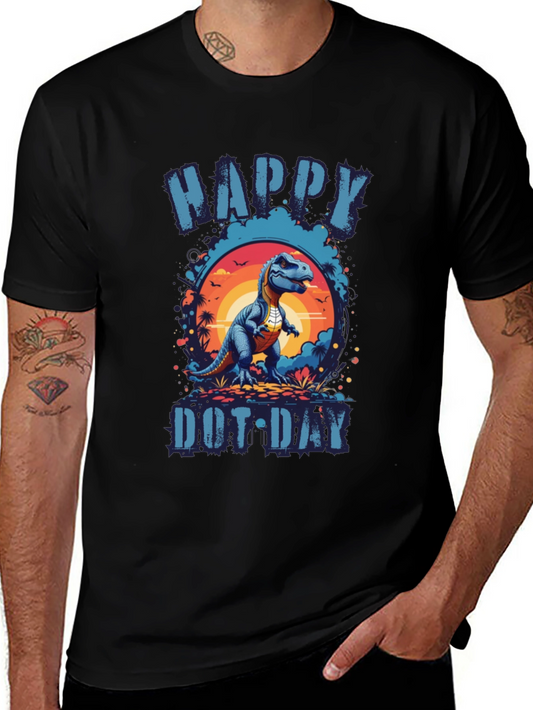 Happy Dot Day Dinosaur T-Shirt