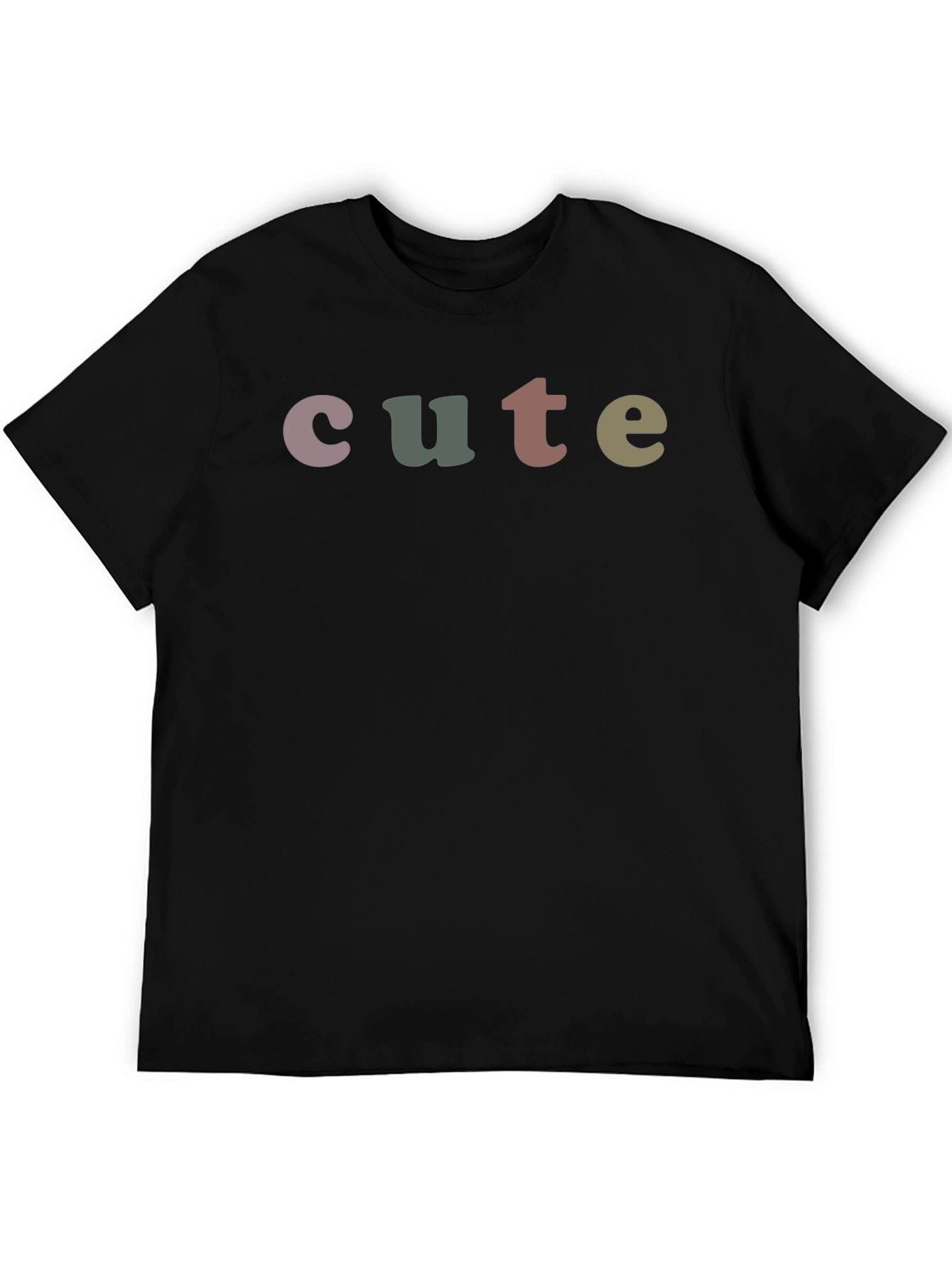 Cute Graphic Print Crew Neck T-Shirt