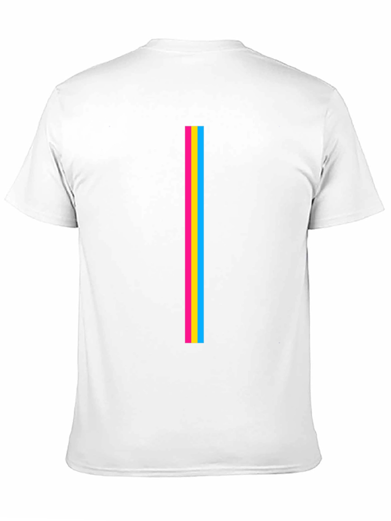 Pan Pride Stripe Graphic Black T-Shirt