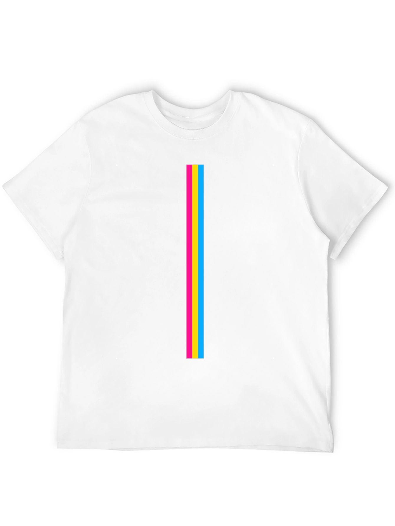 Pan Pride Stripe Graphic Black T-Shirt