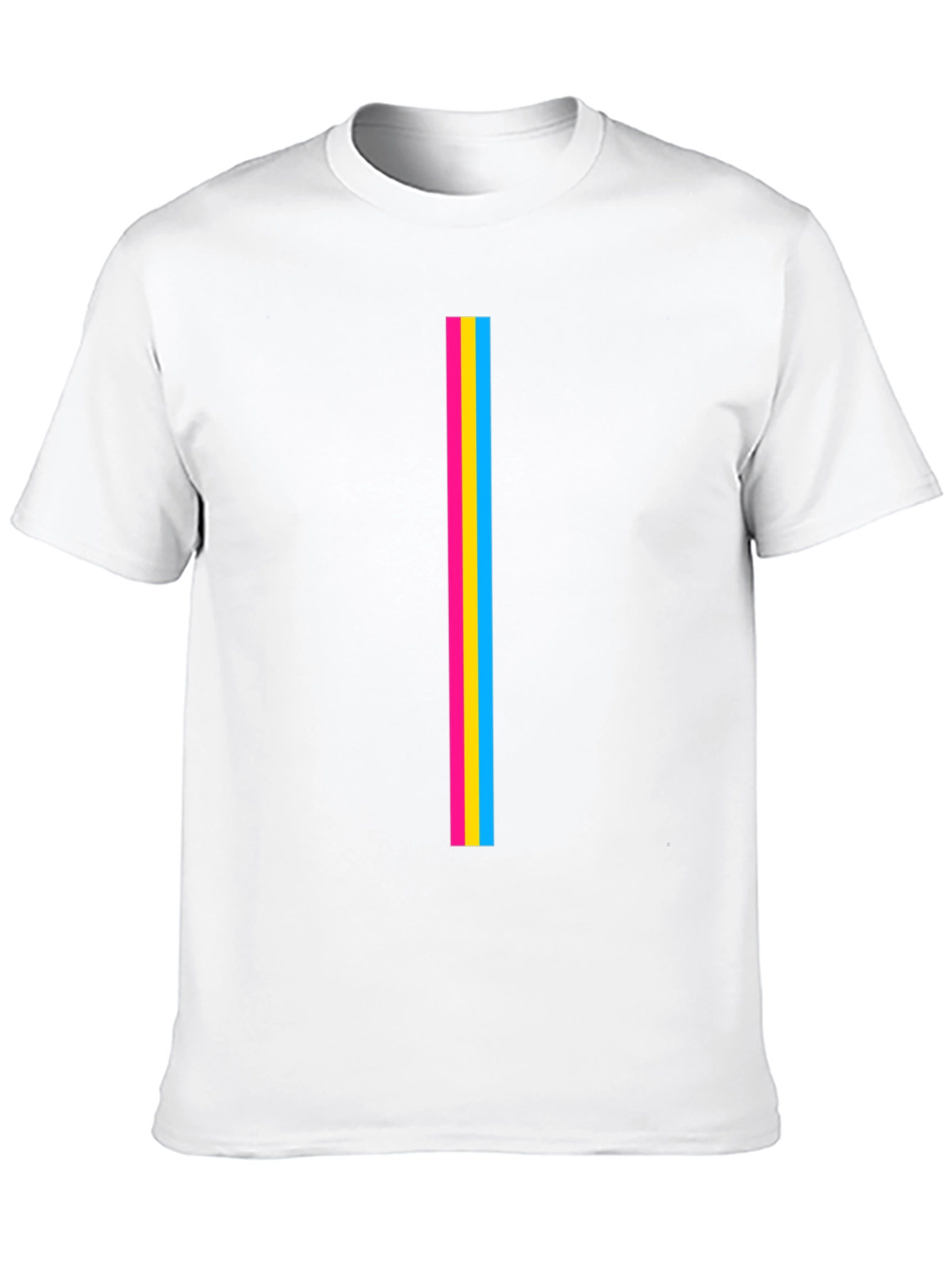 Pan Pride Stripe Graphic Black T-Shirt