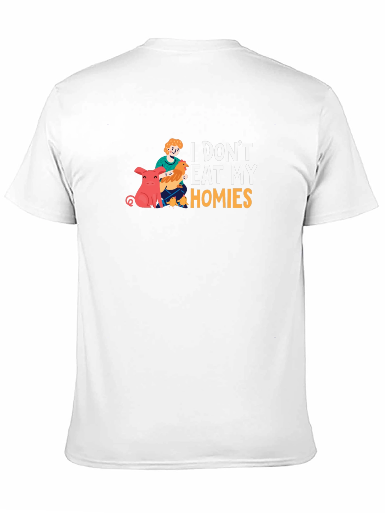 Vegan T-Shirt - I Dont Eat My Homies