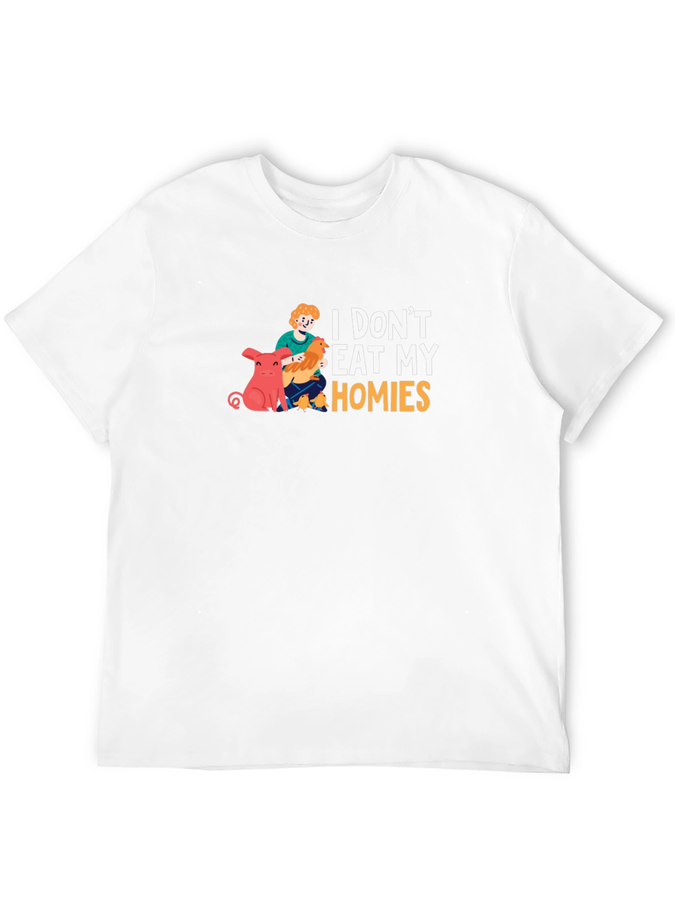 Vegan T-Shirt - I Dont Eat My Homies