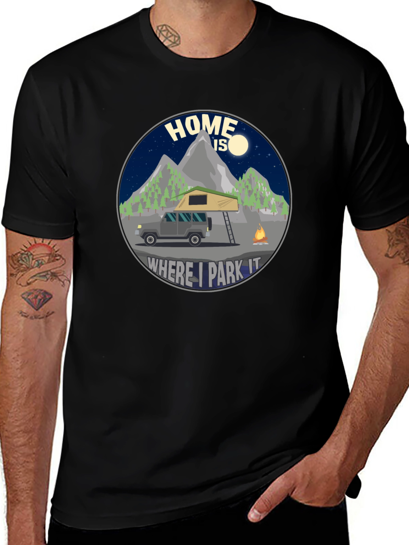 Home is Where I Park It T-Shirt