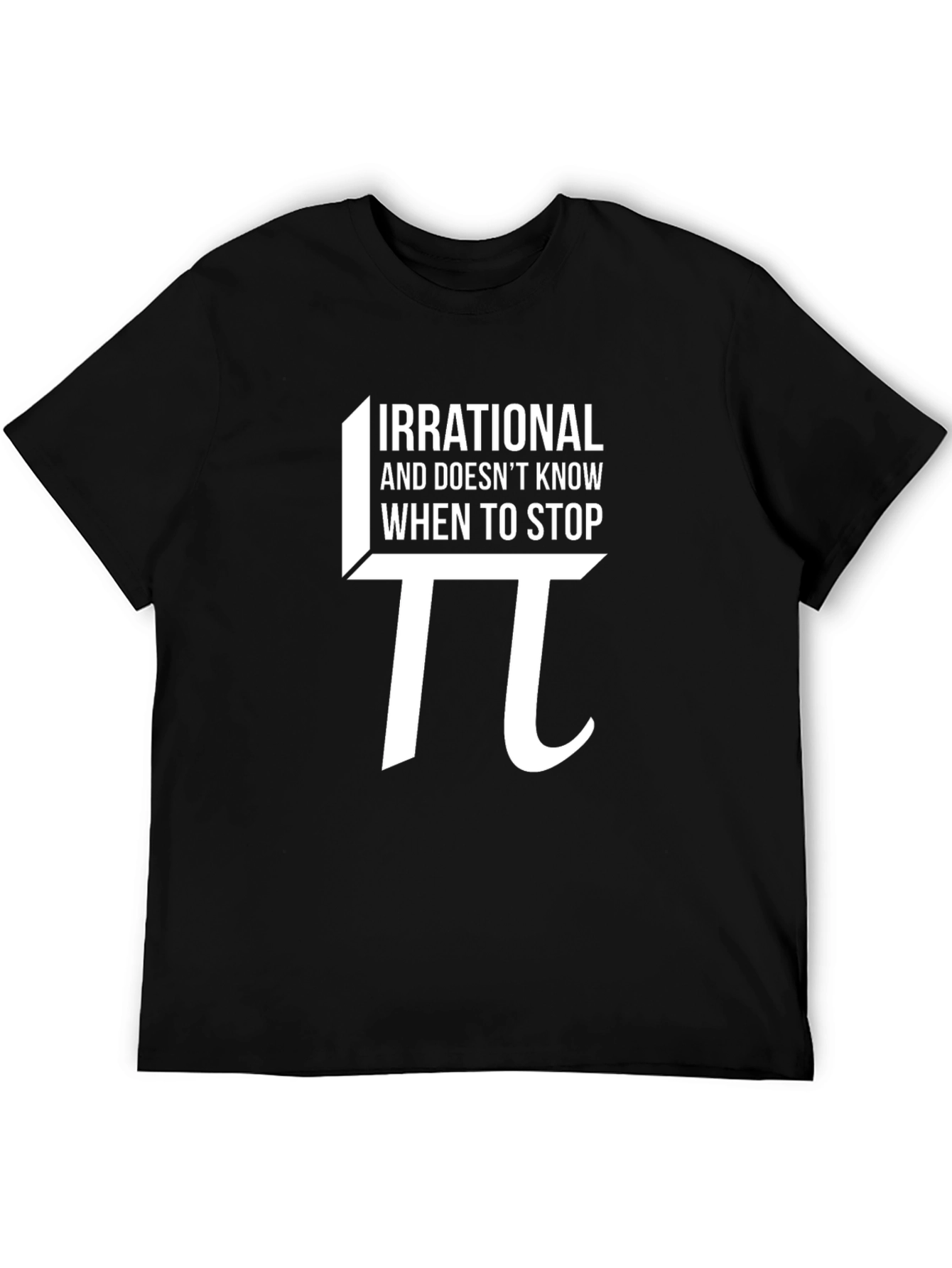 Irrational Pi Funny Math T-Shirt