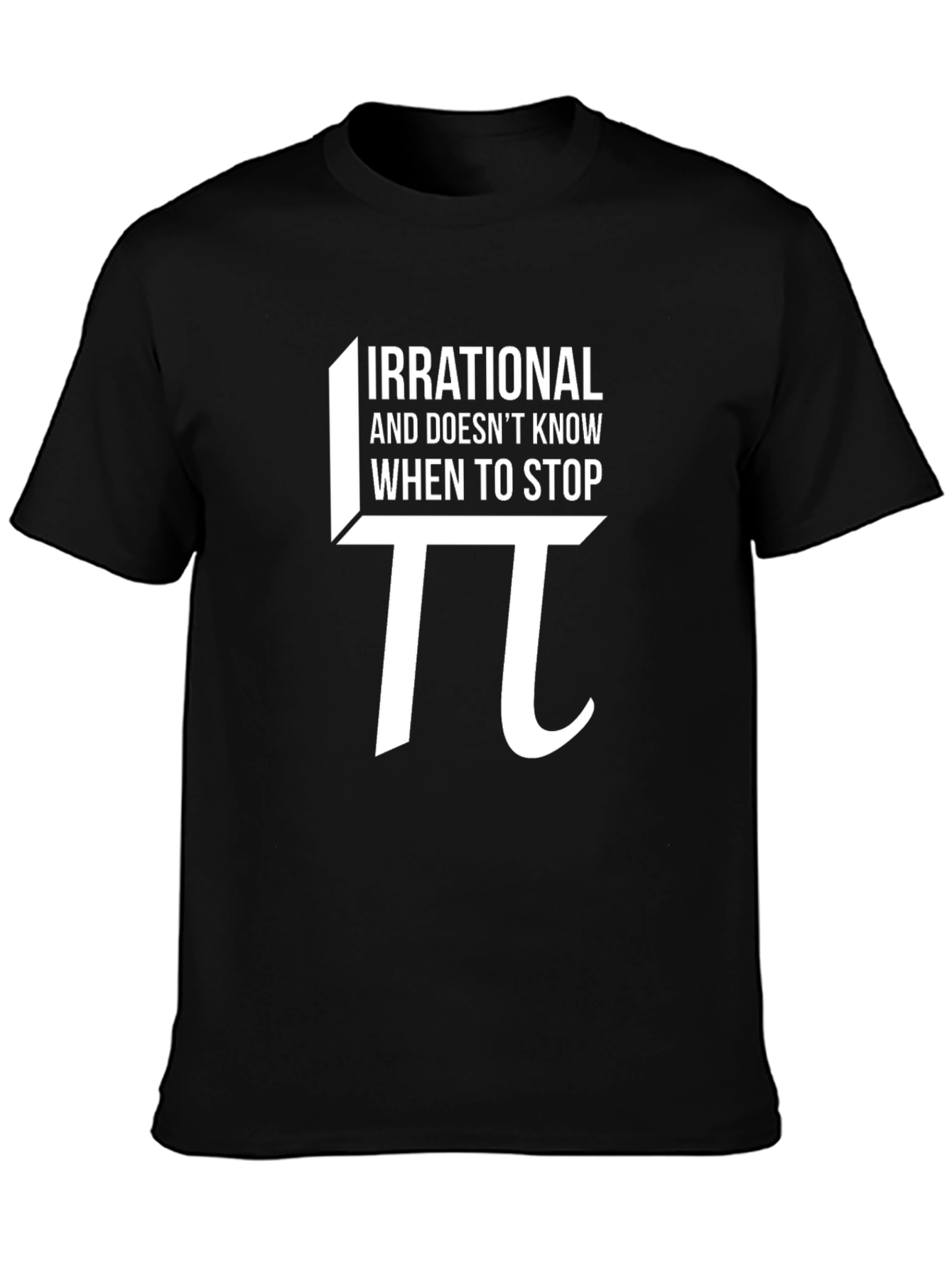 Irrational Pi Funny Math T-Shirt