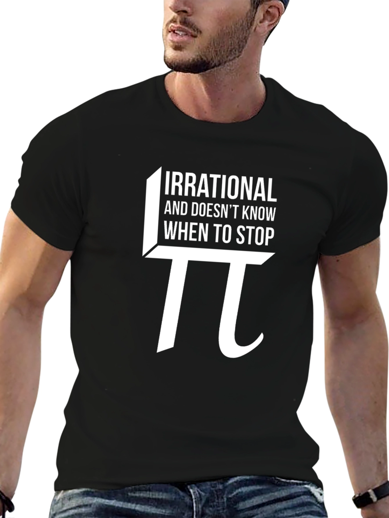 Irrational Pi Funny Math T-Shirt