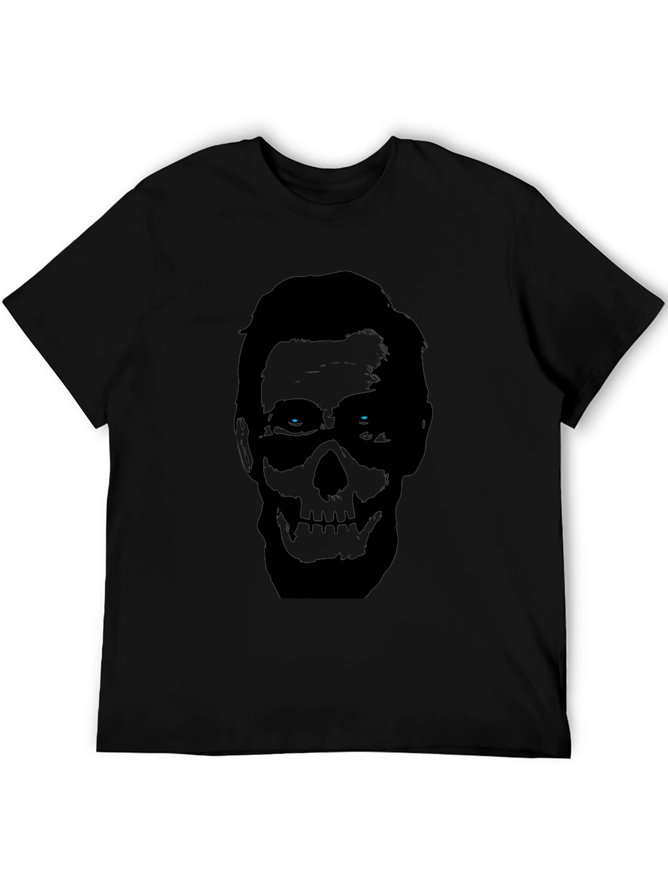 Skull Mask Graphic Tee - Mens Black T-Shirt