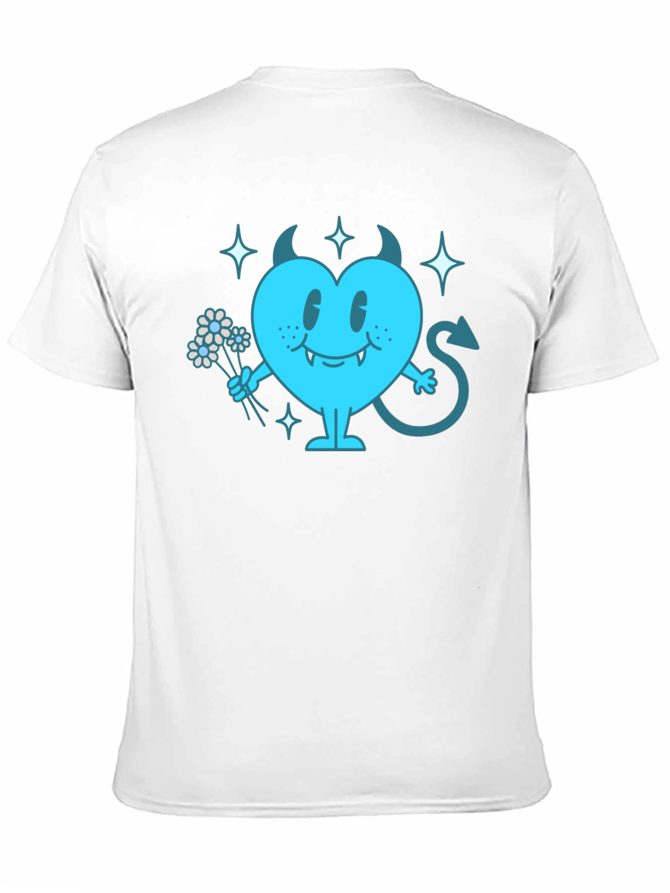 Devil Heart Graphic T-Shirt - Fun & Edgy Tee