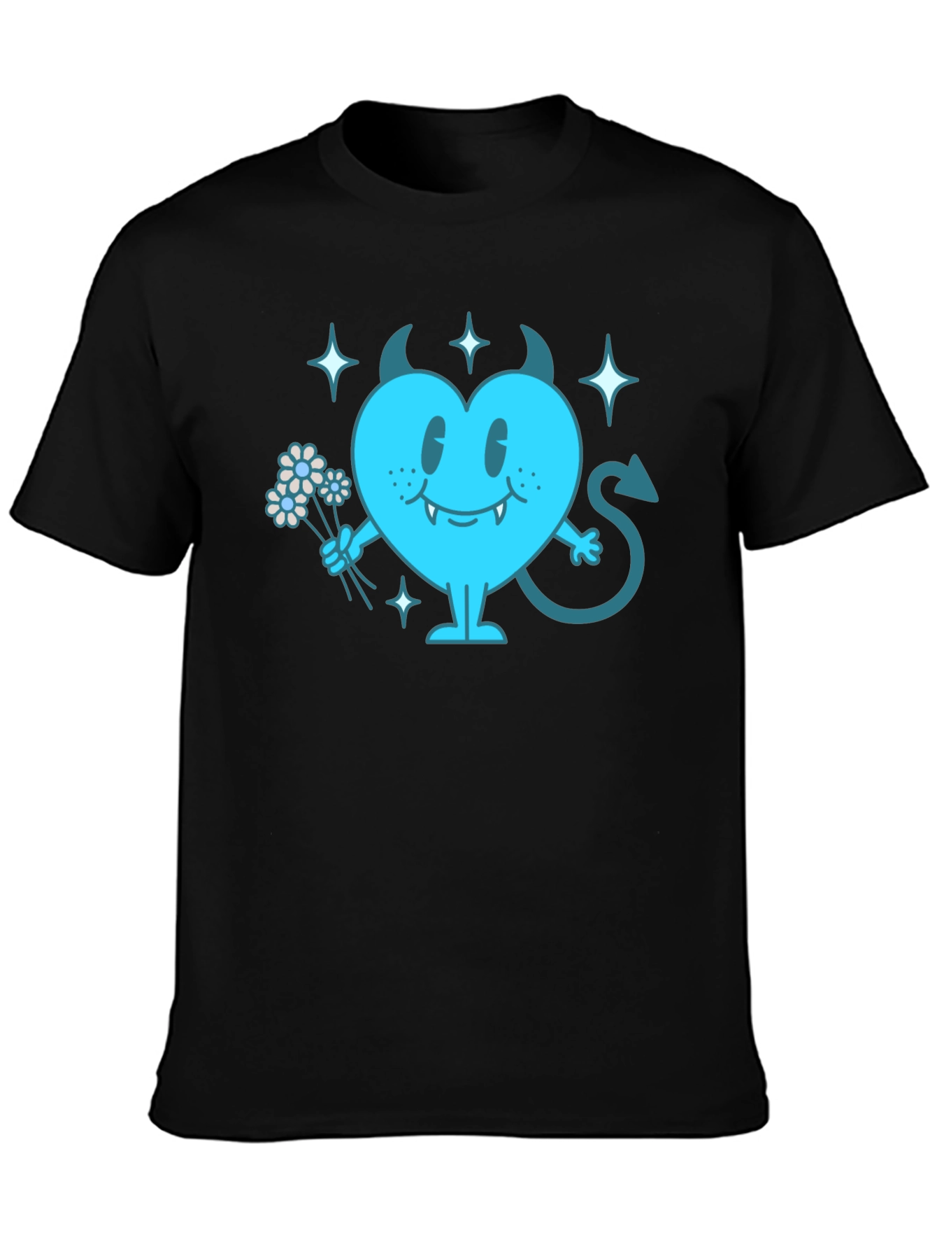 Devil Heart Graphic T-Shirt - Fun & Edgy Tee
