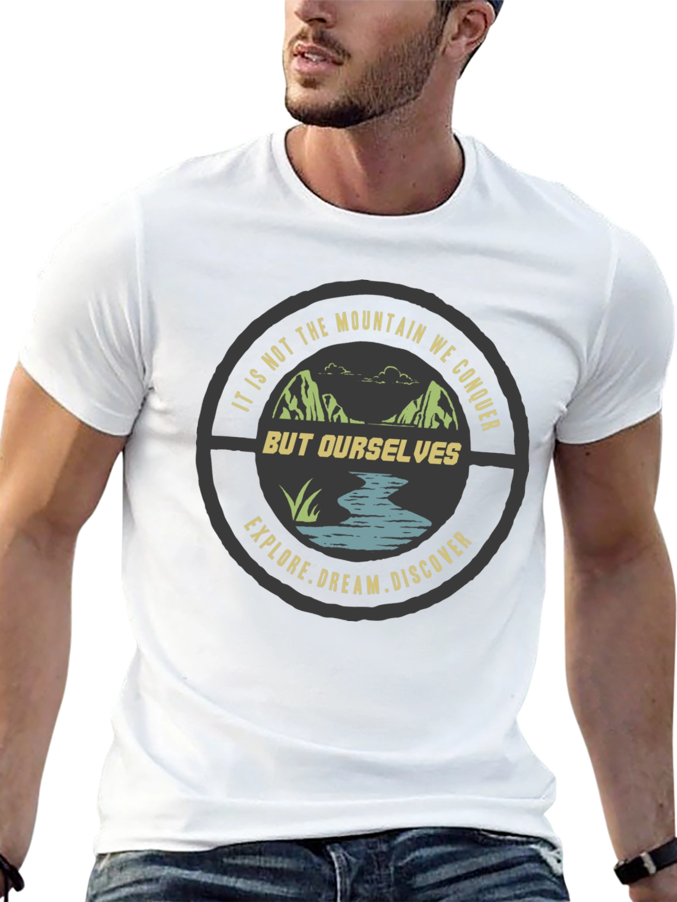 Adventure Graphic T-Shirt - Explore Dream Discover