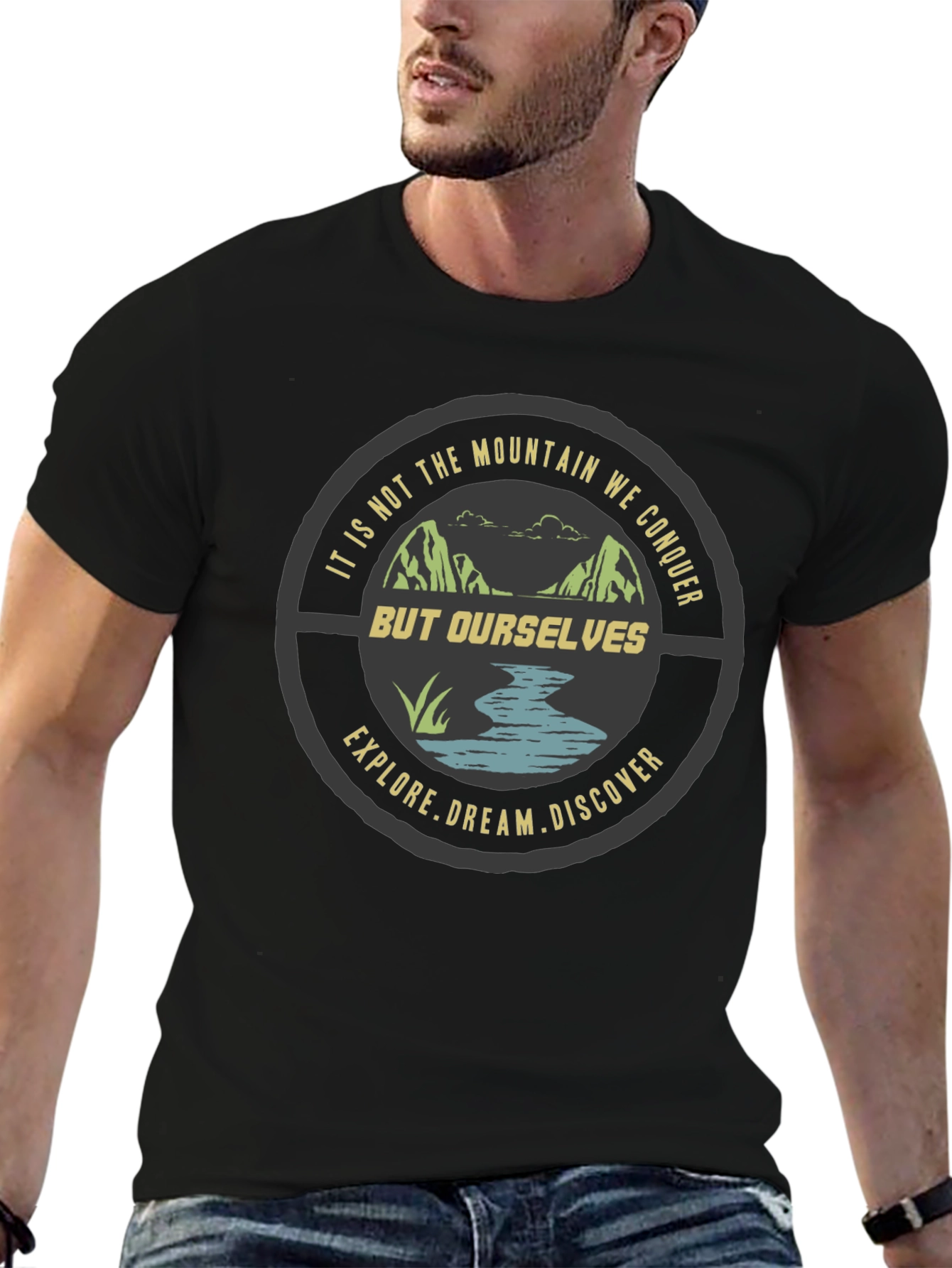 Adventure Graphic T-Shirt - Explore Dream Discover