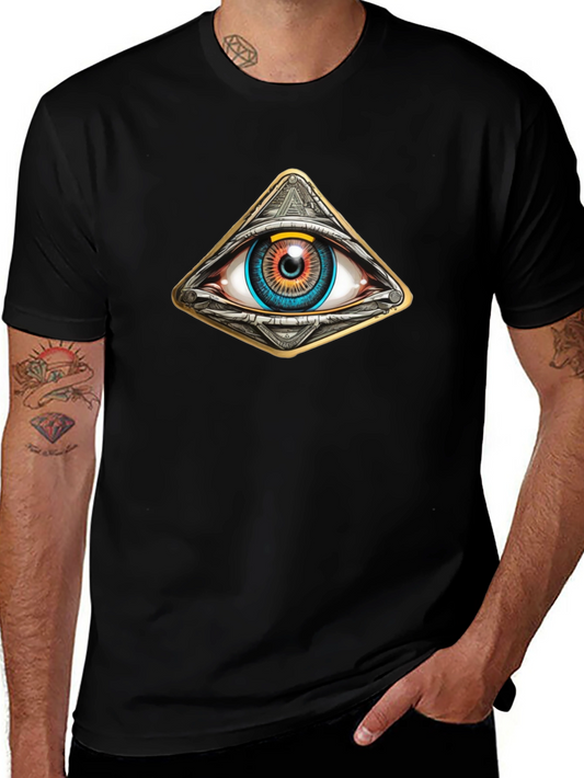 All Seeing Eye Pyramid Graphic Tee