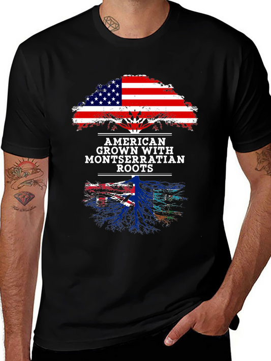 American Grown Montserrat Roots T-Shirt