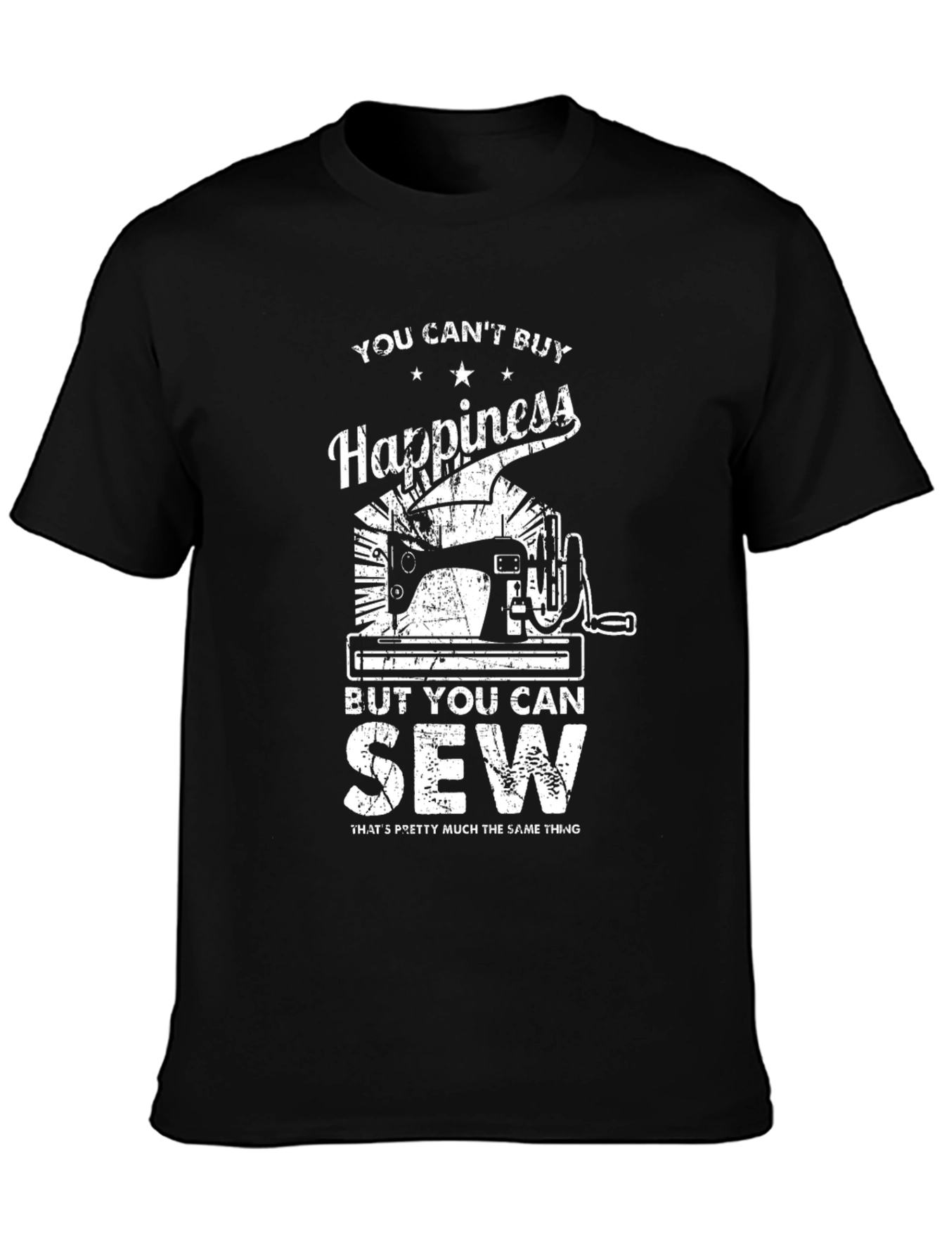 Sewing Happiness T-Shirt - Perfect for Crafters!
