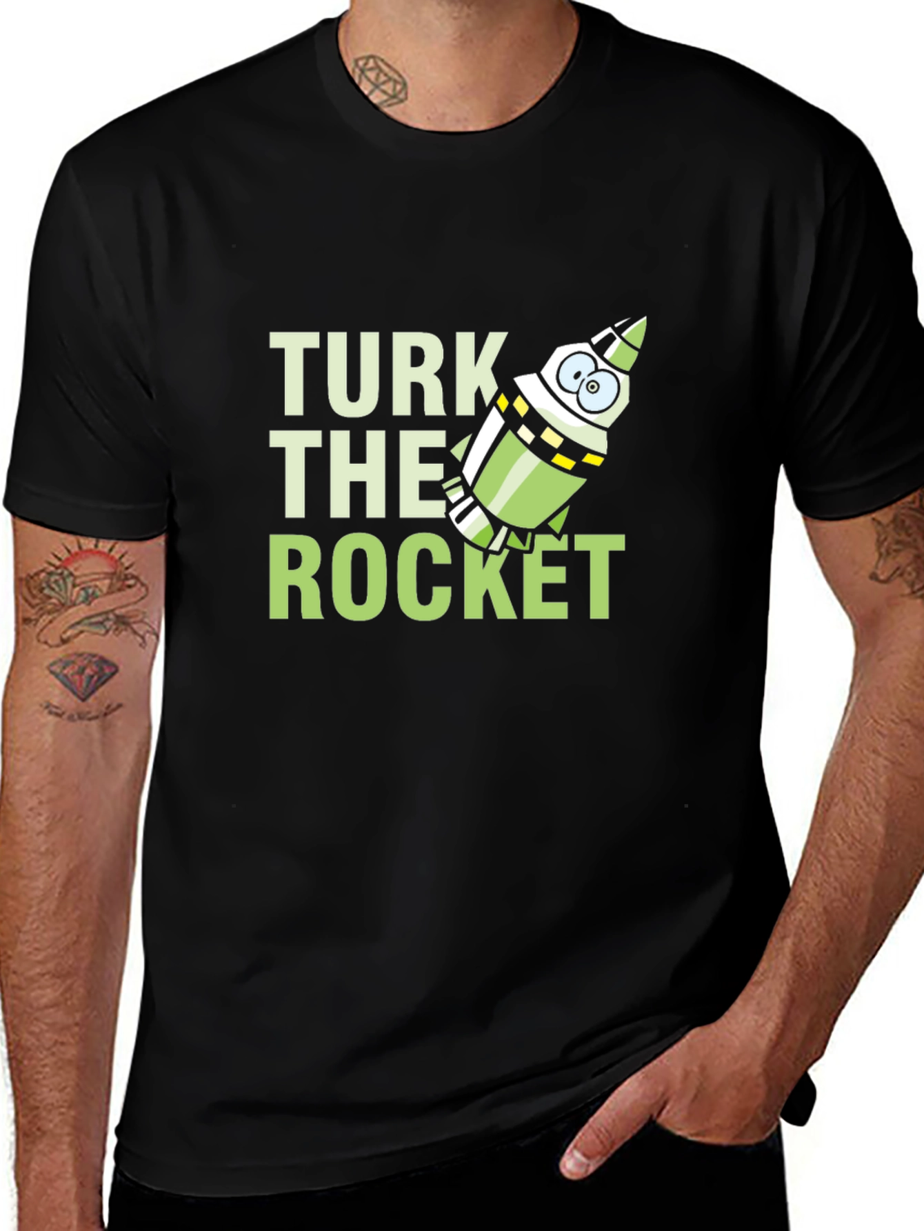 Turk the Rocket Graphic T-Shirt