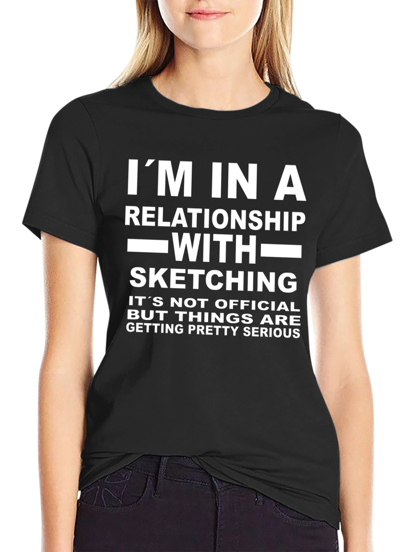 Sketching Relationship T-Shirt - Funny Graphic Tee