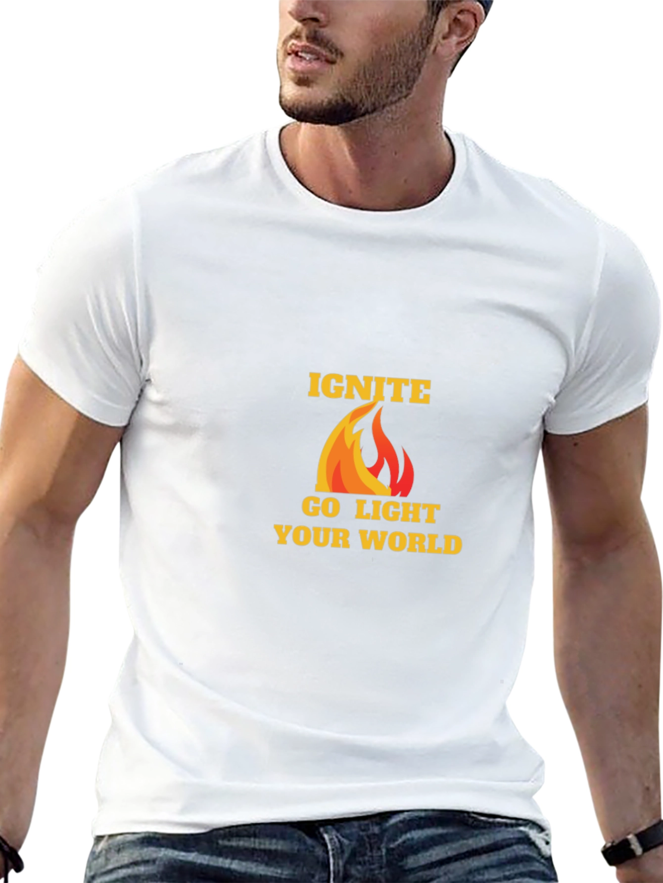 Ignite Go Light Your World Black T-Shirt