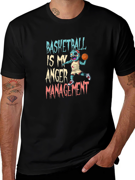 Basketball Anger Management Graphic T-Shirt