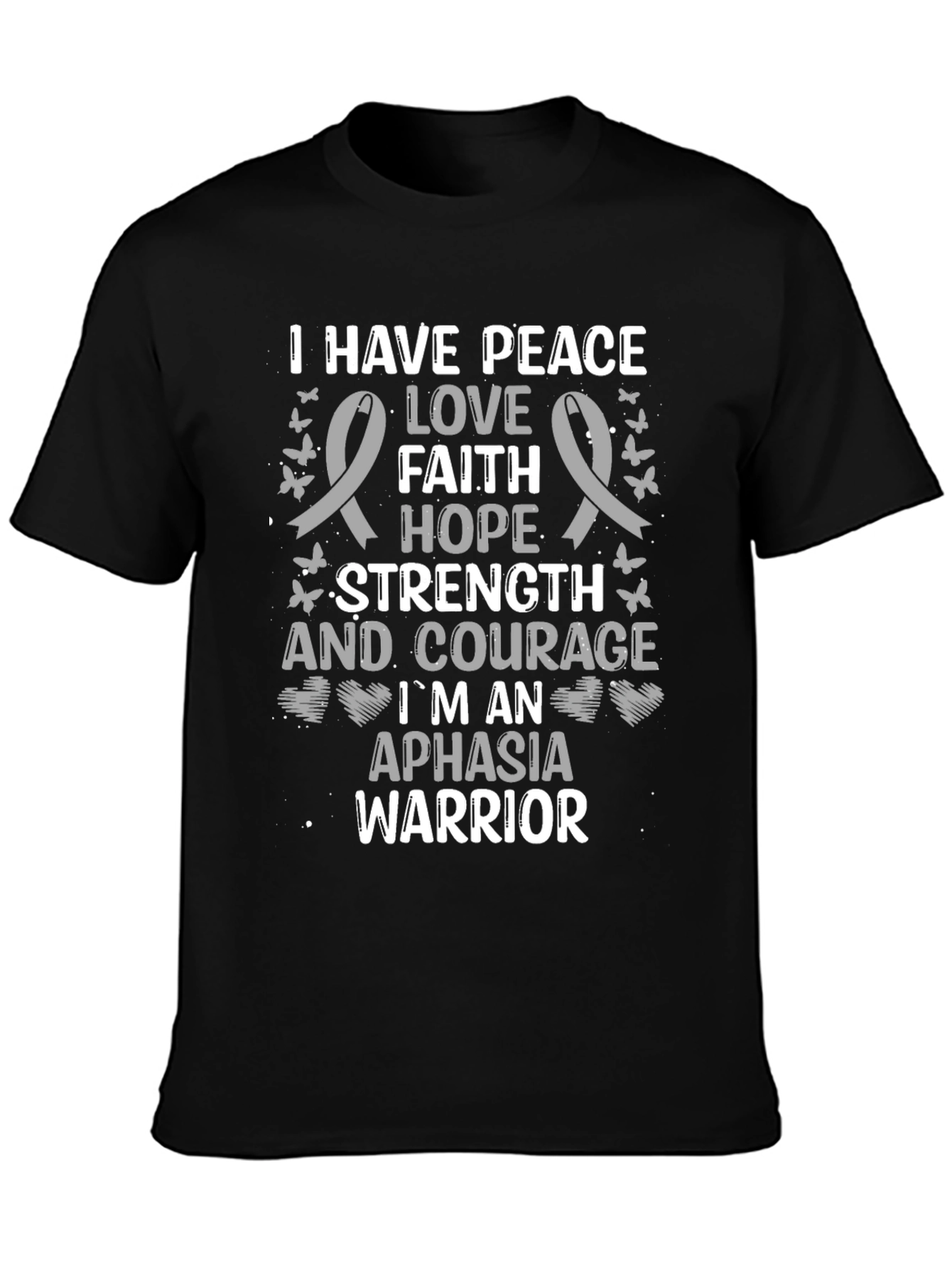 Aphasia Warrior Graphic T-Shirt