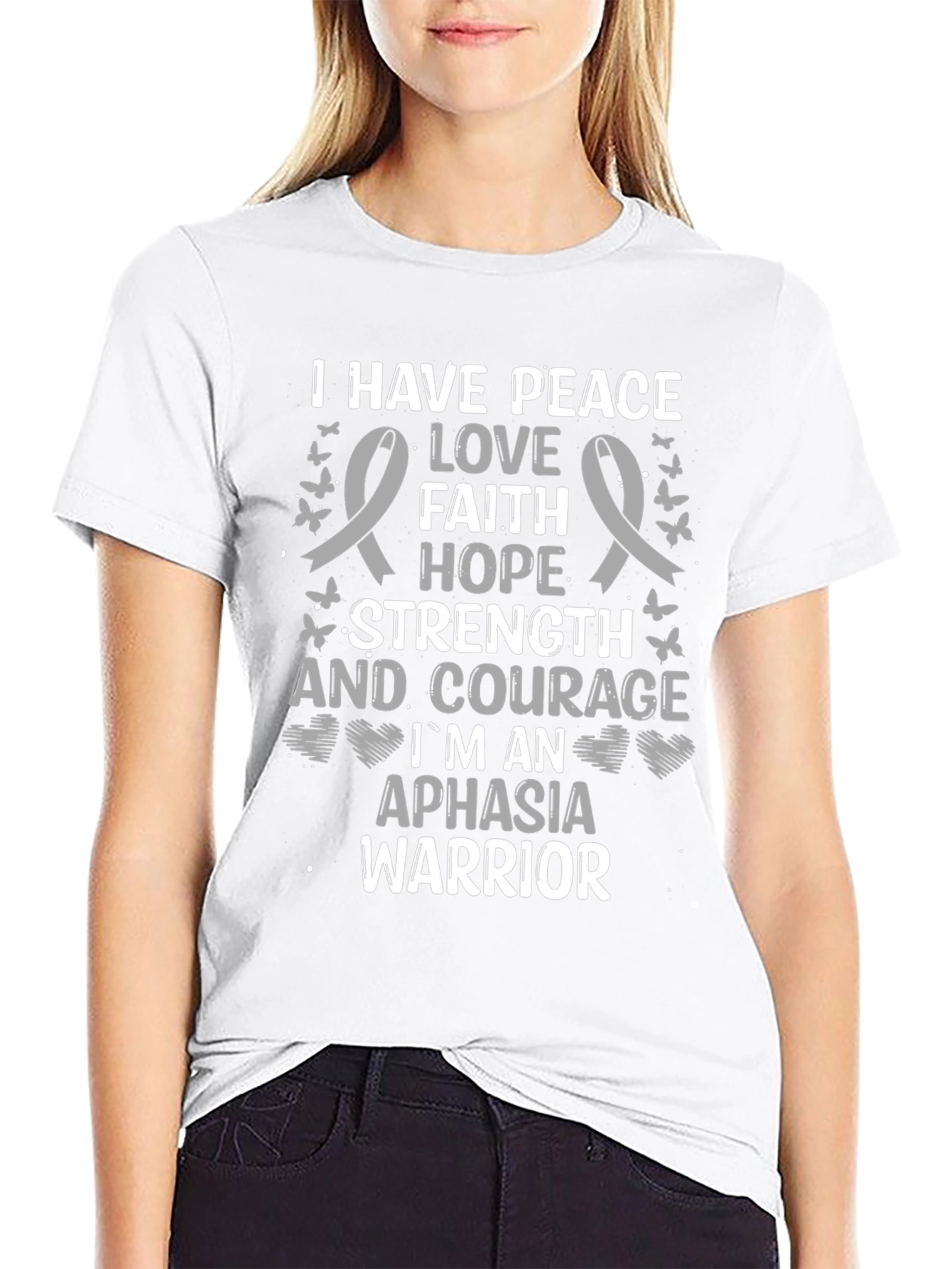 Aphasia Warrior Graphic T-Shirt