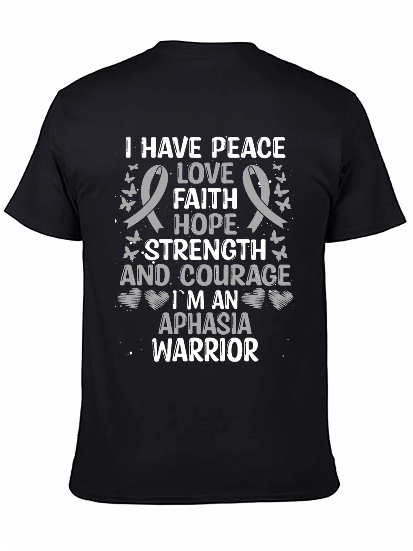 Aphasia Warrior Graphic T-Shirt