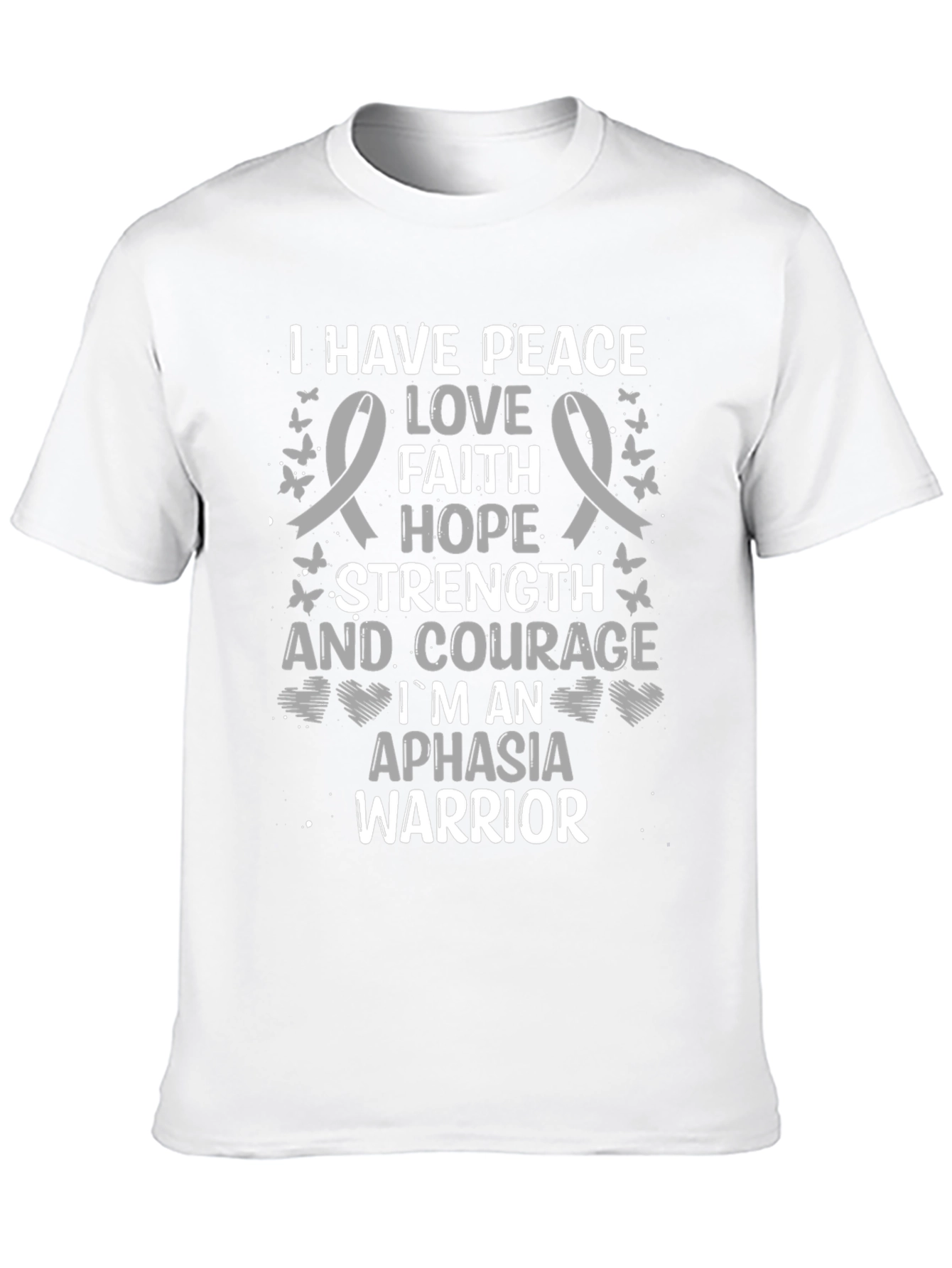 Aphasia Warrior Graphic T-Shirt