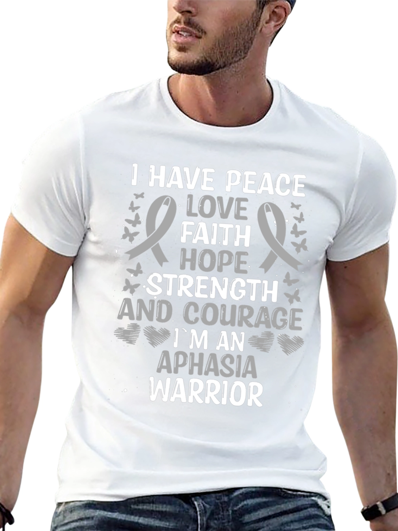 Aphasia Warrior Graphic T-Shirt
