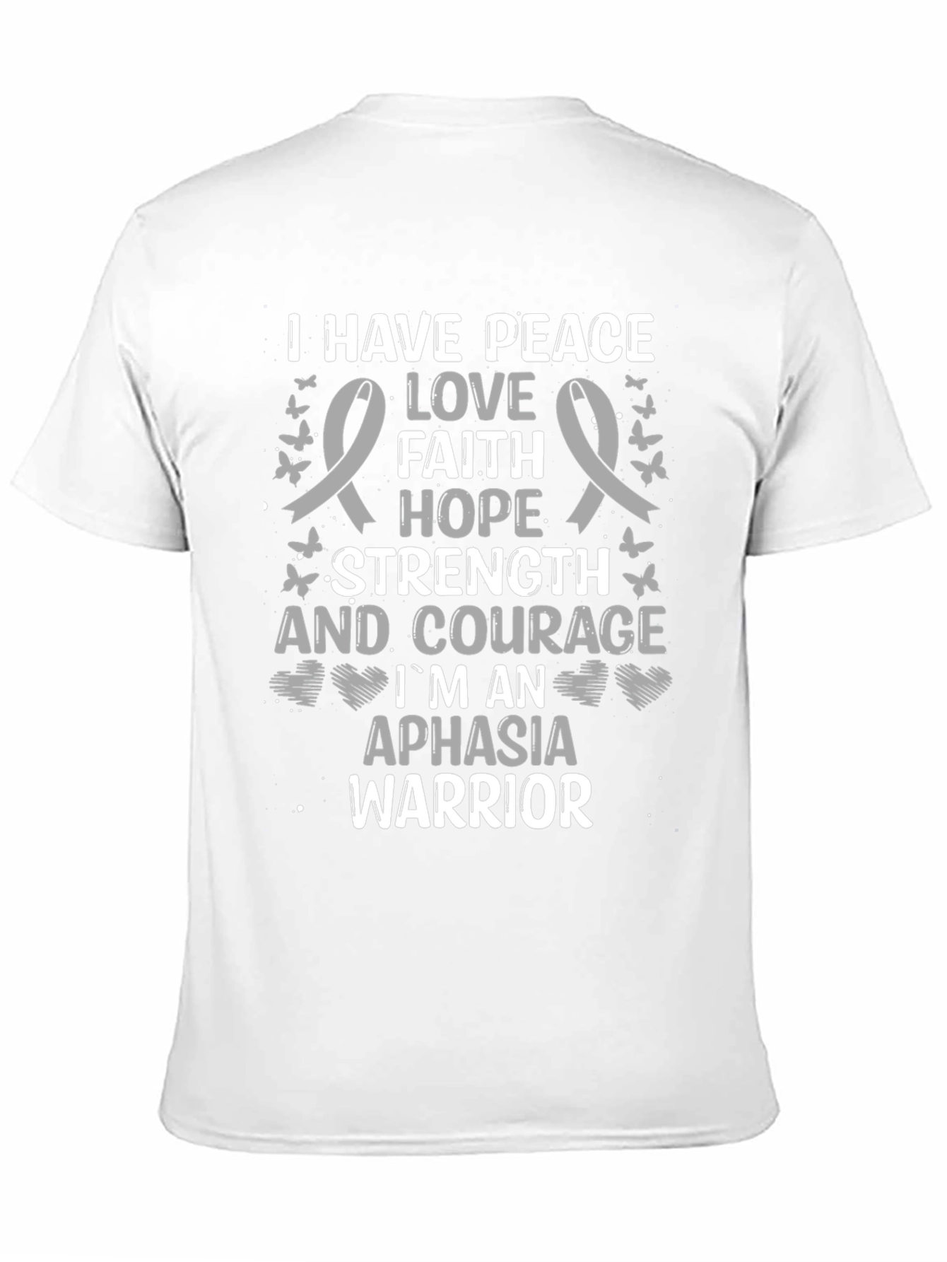Aphasia Warrior Graphic T-Shirt