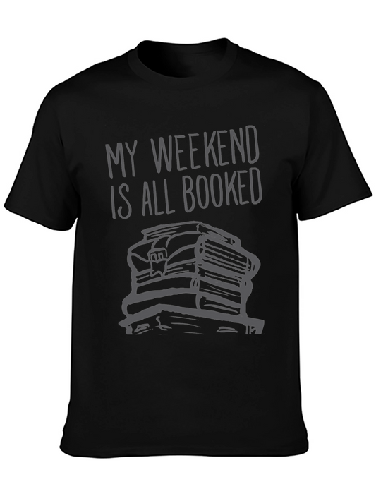 Booked Weekend Graphic T-Shirt - Readers Tee