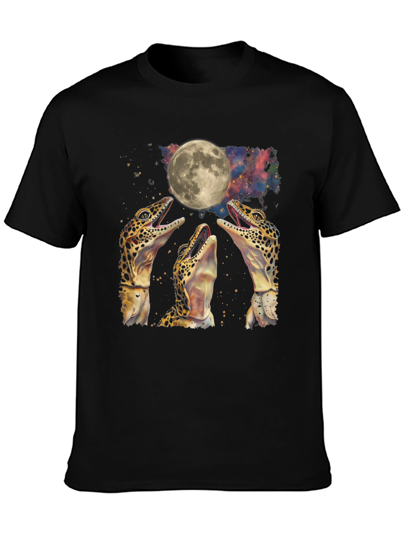 Leopard Gecko Moon Howl T-Shirt
