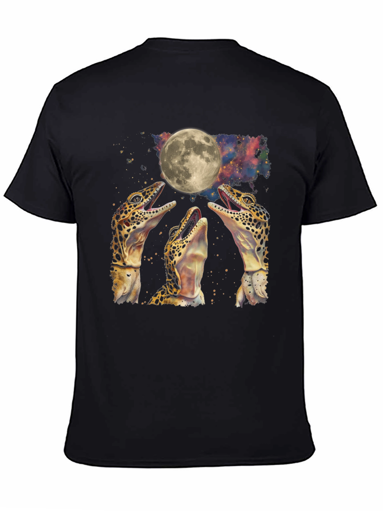 Leopard Gecko Moon Howl T-Shirt