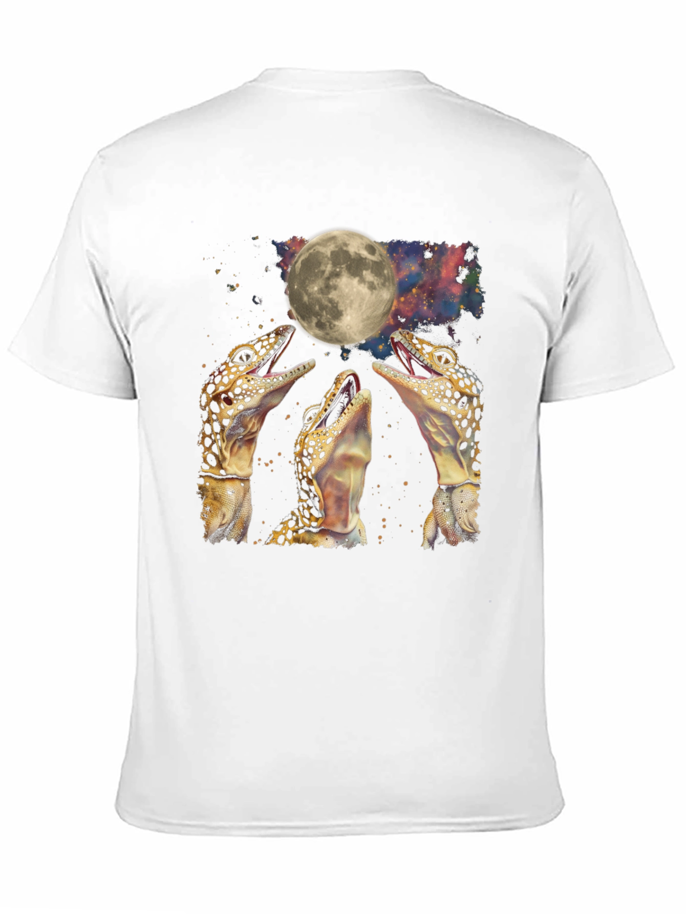 Leopard Gecko Moon Howl T-Shirt