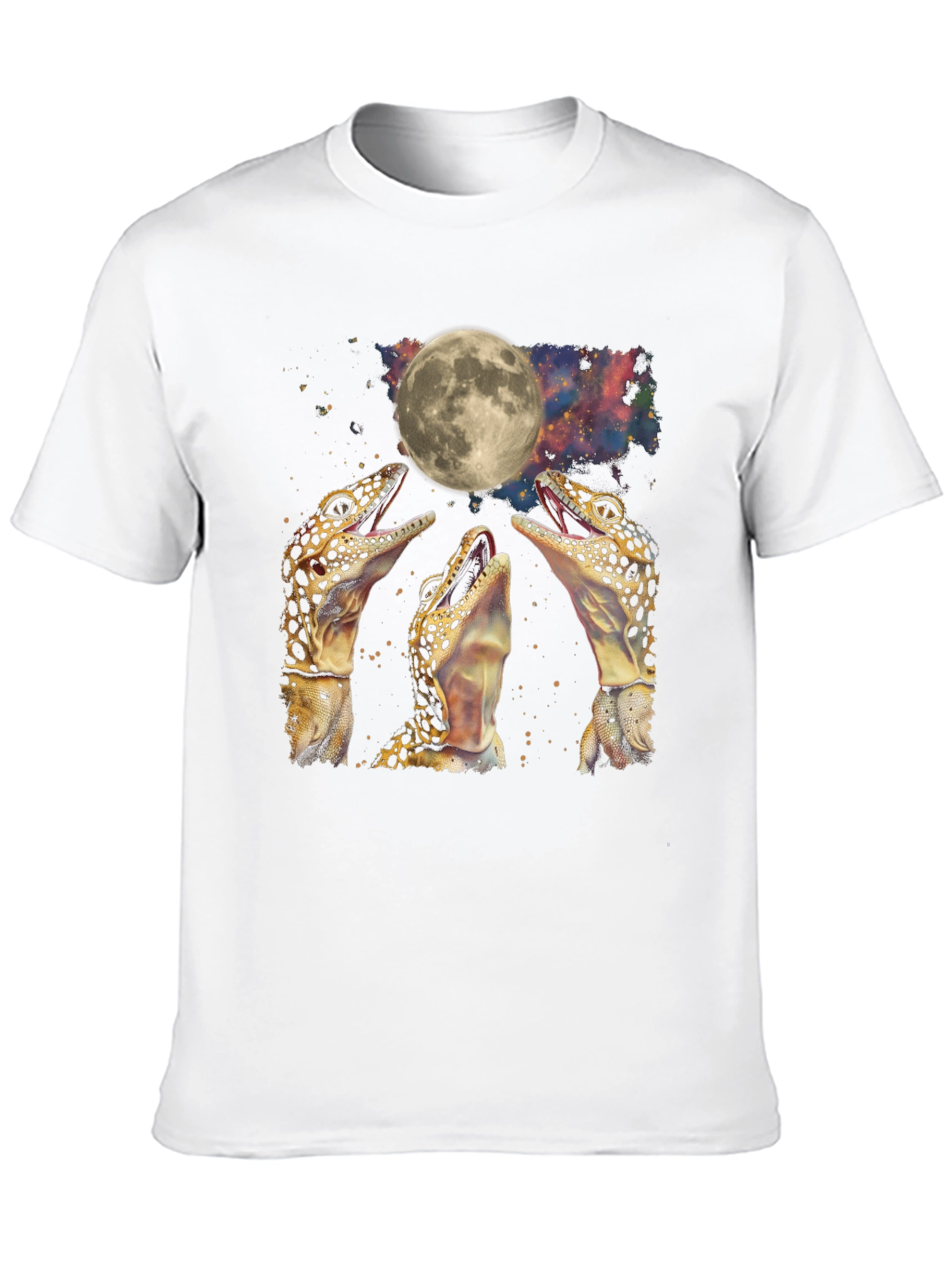 Leopard Gecko Moon Howl T-Shirt