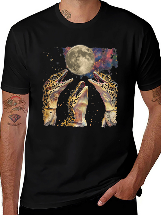 Leopard Gecko Moon Howl T-Shirt
